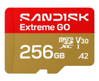 Sandisk 256GB microSDXC Extreme Go UHS-I 240/160 MB/s - 1549251 - zdjęcie 1